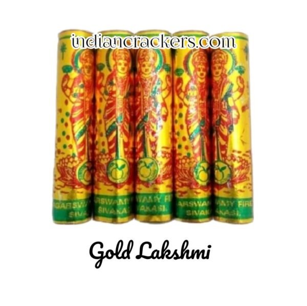 4inch dlx Gold lakshmi(5 pcs)