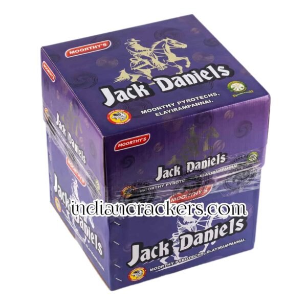JACK DANIELS 
(MULTI COLOUR & CRACKLING 2” FANCY 12 SHOTS)